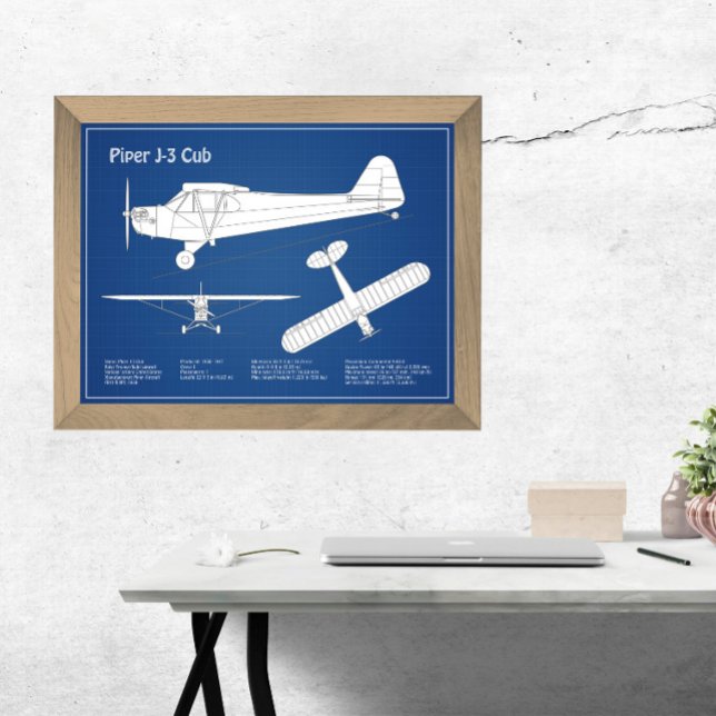 Foto Avião-Cub - Planos de avião em Esquema ABD (Criador carregado)