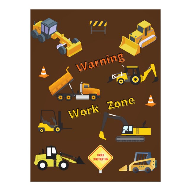 Foto Aviso de Obras Zona de Trabalho (Frente)