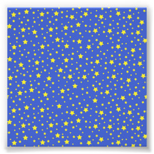 Foto Azul Starry Sky Yellow Stars Bonito Starlight