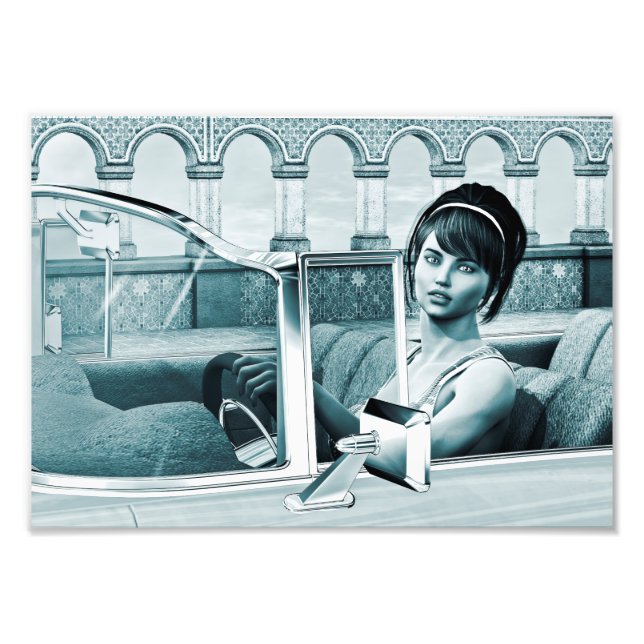 Foto Azul Vintage (Frente)