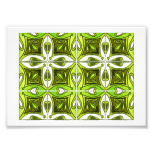 Foto Azulejos do coração inspirados pelo verde de