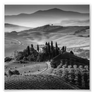 Foto B&W Toscânia