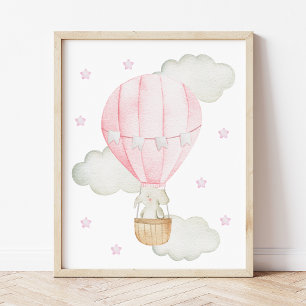 Foto Balão de Ar Quente Rosa, Elefante, Estrela, Enfer