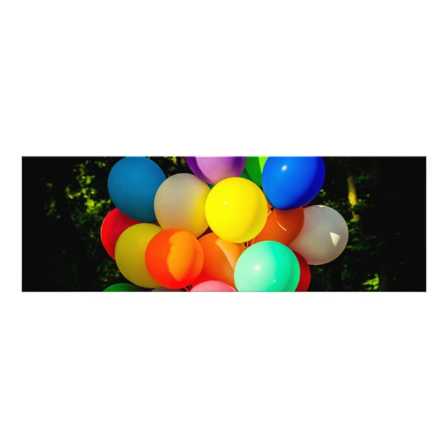 Foto Balões de Brinquedos coloridos (Frente)