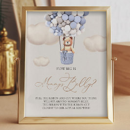 Foto Balões de Urso - O tamanho é a Mamãe Belly - Sinal