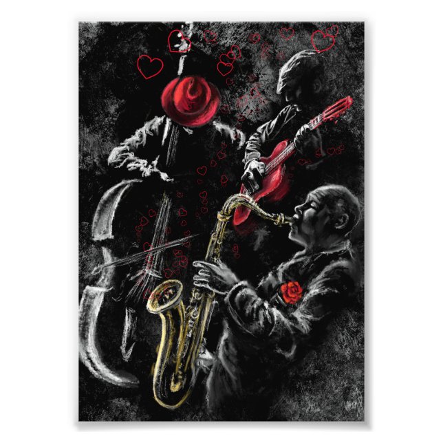 Foto Banda Jazz Music Poster (Frente)