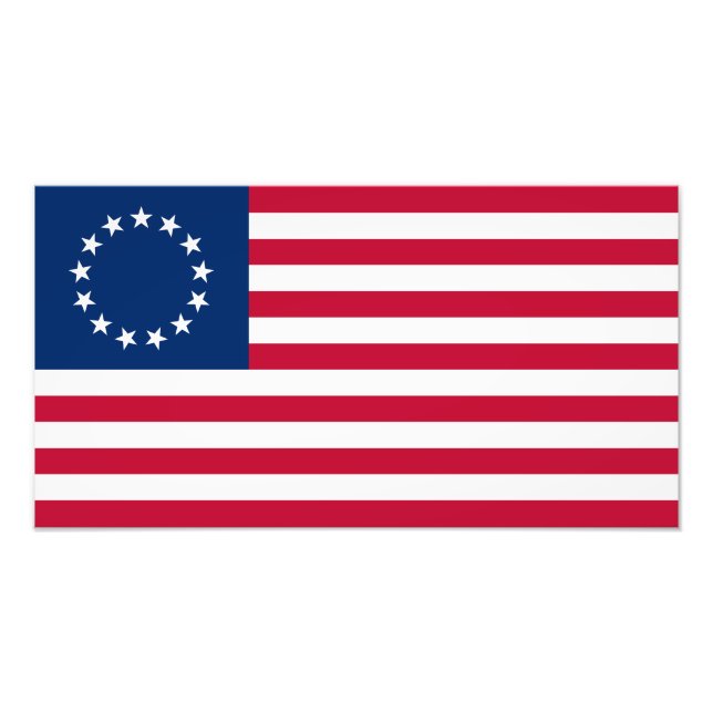 Foto Bandeira Americana Betsy Ross (Frente)
