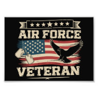 Bandeira Americana da Força Aérea dos EUA Veterano