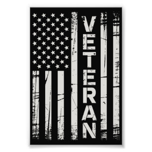 Foto Bandeira Americana Patriótica Veterano Exército EU