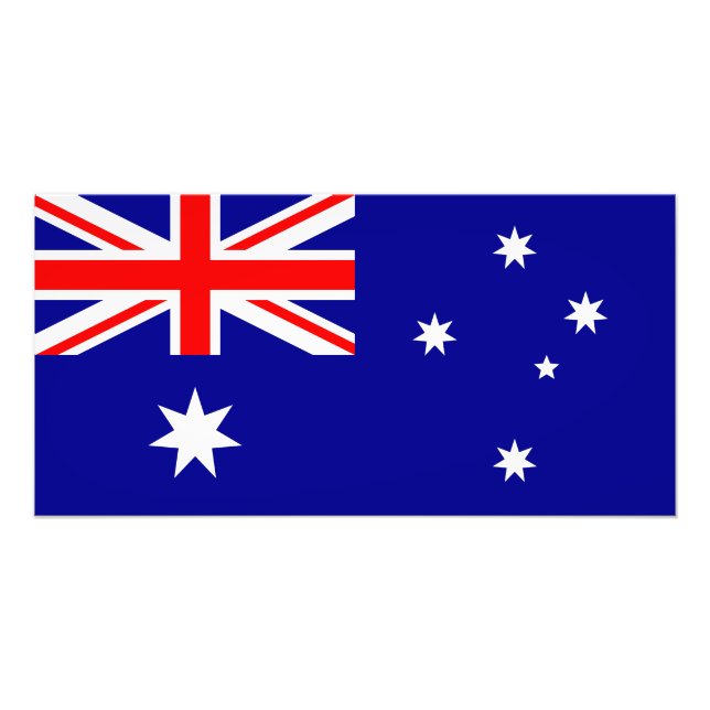 Foto Bandeira Australiana Patriótica (Frente)