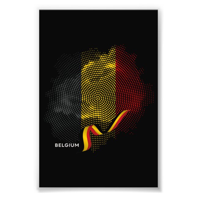 Foto bandeira da Bélgica (Frente)