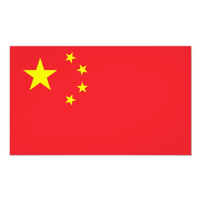 Foto Bandeira da China (Frente)