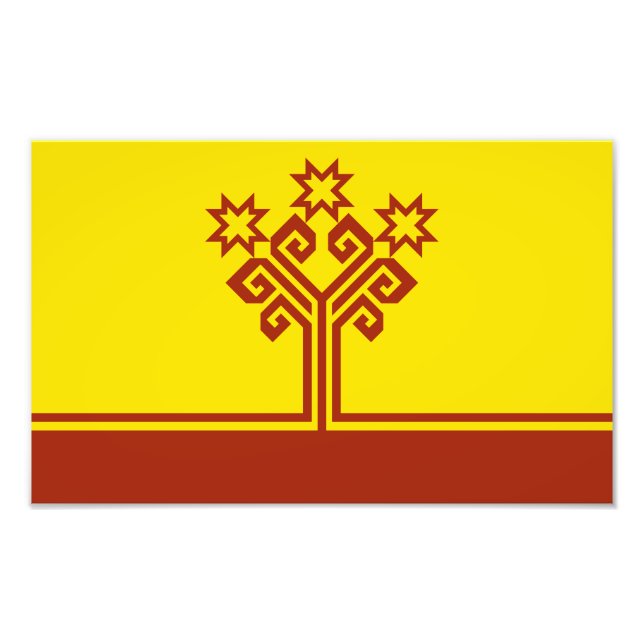 Foto Bandeira da Chuváchia (Frente)