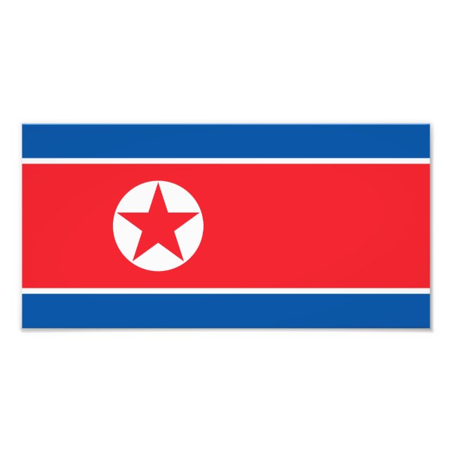 Foto Bandeira da Coreia do Norte (Frente)