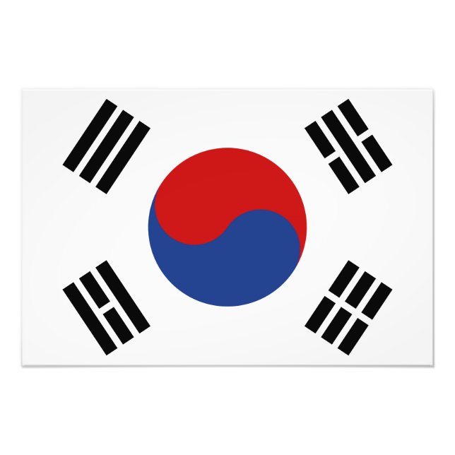 Foto Bandeira da Coreia do Sul (Frente)