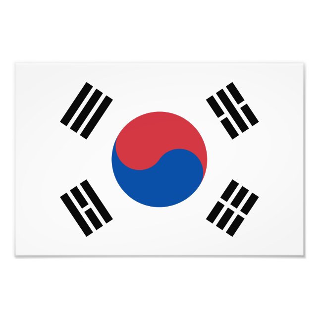Foto Bandeira da Coreia do Sul (Frente)