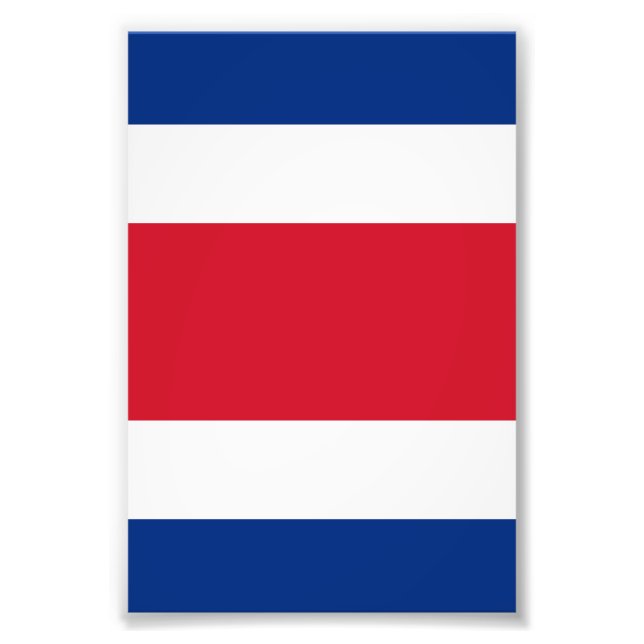Foto bandeira da Costa Rica (Frente)