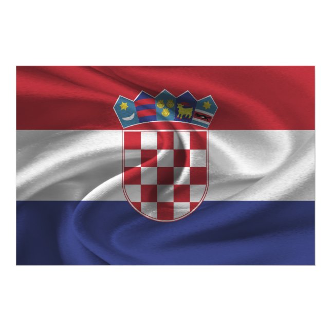 Foto Bandeira da Croácia (Frente)