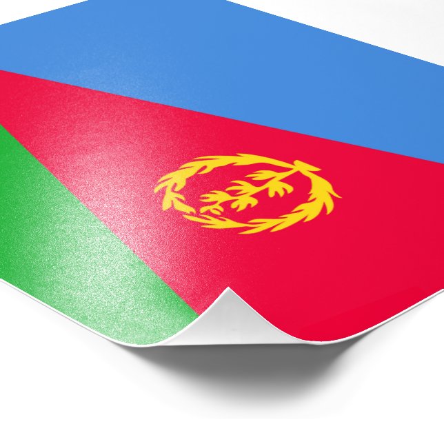 Foto Bandeira da Eritreia (Borda)
