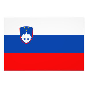 Foto Bandeira da Eslovênia