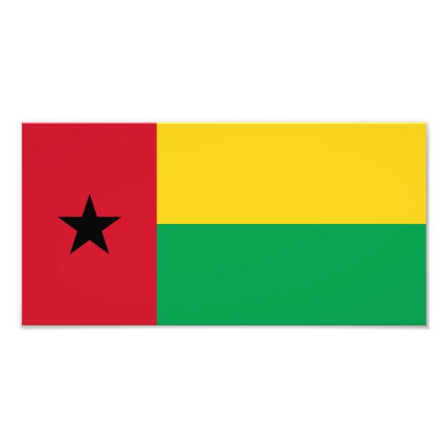 Foto Bandeira da Guiné-Bissau (Frente)