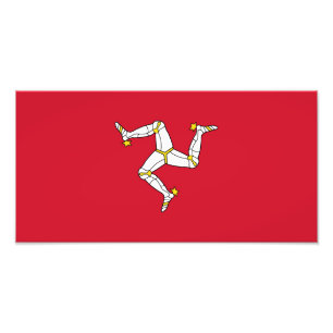 Foto Bandeira da Ilha de Man