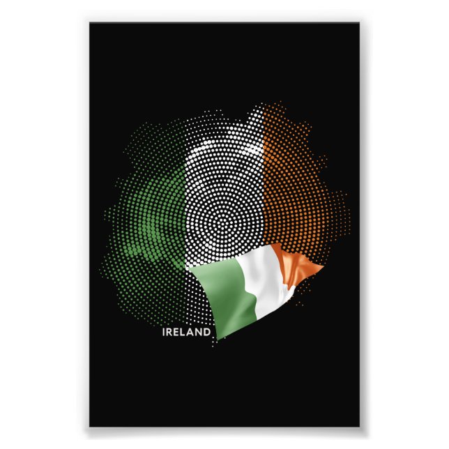 Foto bandeira da Irlanda (Frente)