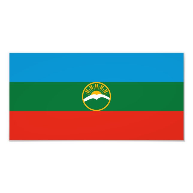 Foto Bandeira da Karachay-Circássia (Frente)