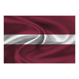 Foto Bandeira da Letónia