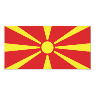 Foto Bandeira da Macedônia do Norte