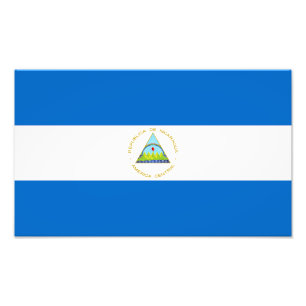 Foto Bandeira da Nicarágua