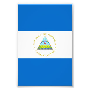 Foto Bandeira da Nicarágua