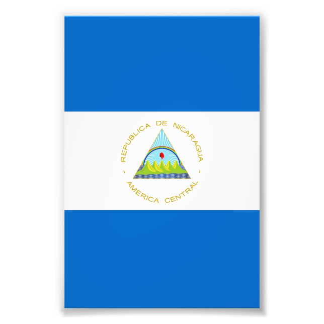 Foto Bandeira da Nicarágua (Frente)