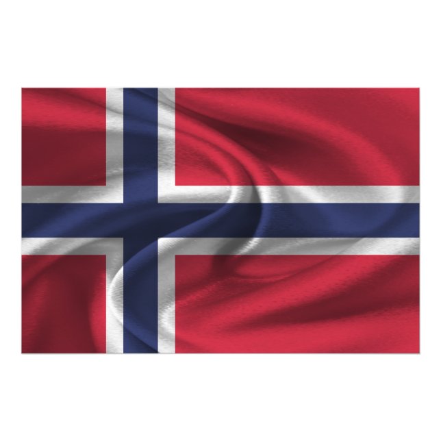Foto Bandeira da Noruega (Frente)