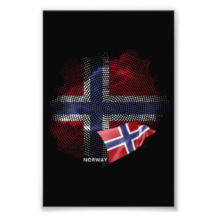 Foto bandeira da Noruega