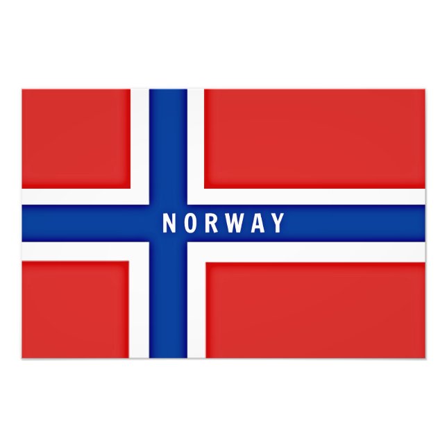 Foto Bandeira da Noruega (Frente)