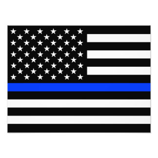 Foto Bandeira da Polícia Thin Blue Line