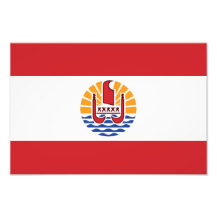 Foto Bandeira da Polinésia Francesa