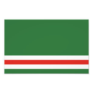 Foto Bandeira da República Chechena de Ichkeria
