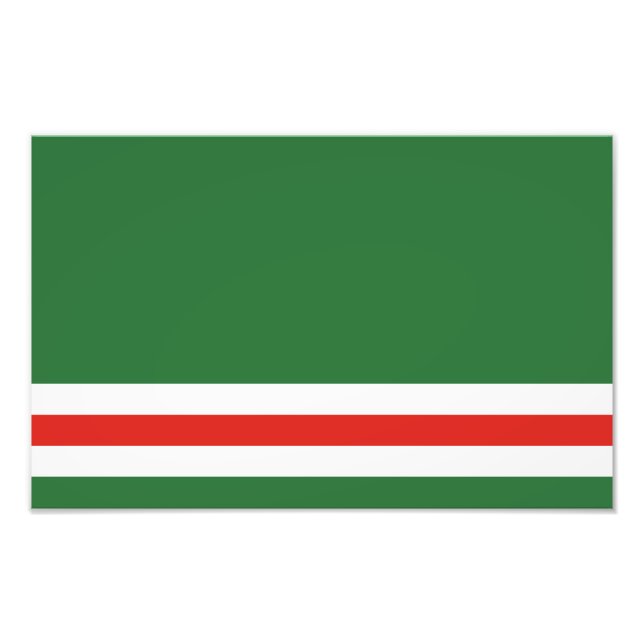 Foto Bandeira da República Chechena de Ichkeria (Frente)