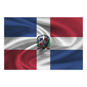 Foto Bandeira da República Dominicana