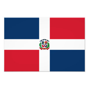Foto Bandeira da República Dominicana
