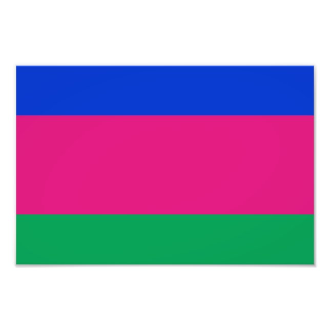 Foto Bandeira da República Popular de Kuban (Frente)