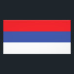 Foto Bandeira da República Sérvia<br><div class="desc">Bandeira patriótica da República Sérvia</div>