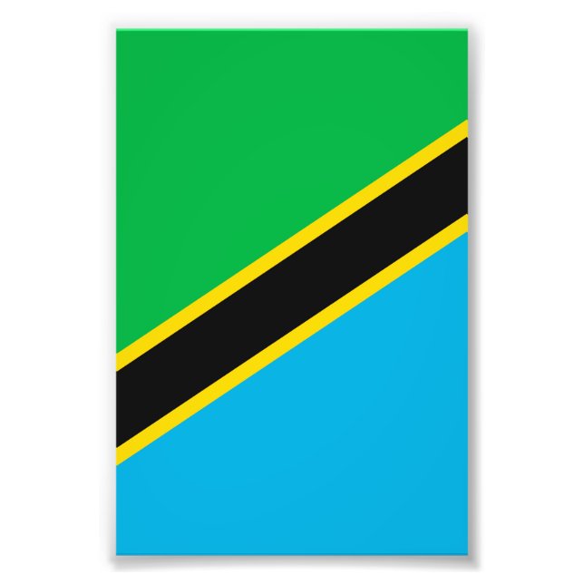 Foto Bandeira da Tanzânia (Frente)