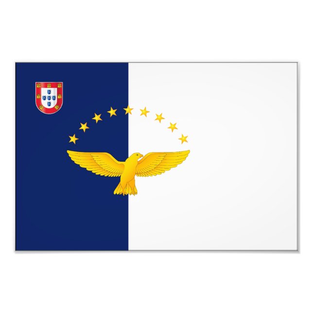 Foto Bandeira das ilhas Açores (Frente)