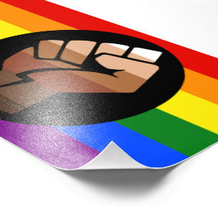 Foto Bandeira das pessoas queer do SlipperyJoe punho er