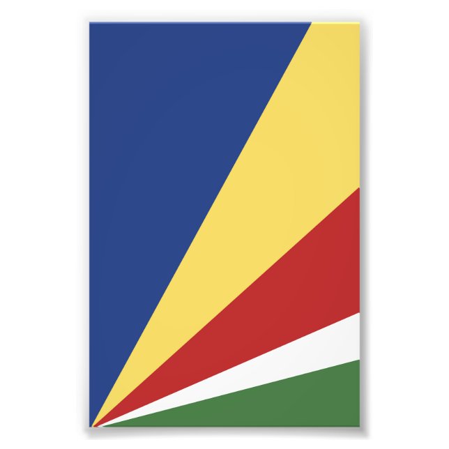 Foto Bandeira das Seychelles (Frente)