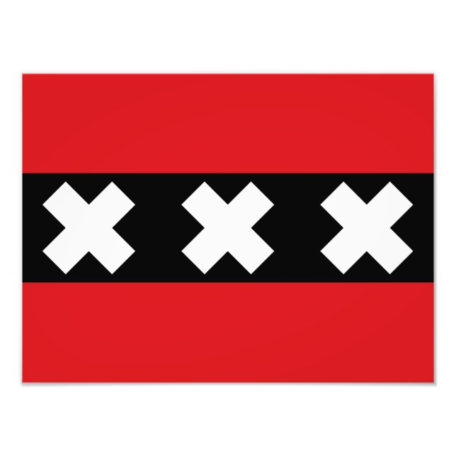 Foto Bandeira de Amesterdã (Frente)