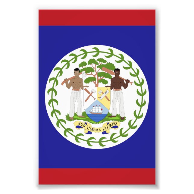 Foto bandeira de Belize (Frente)